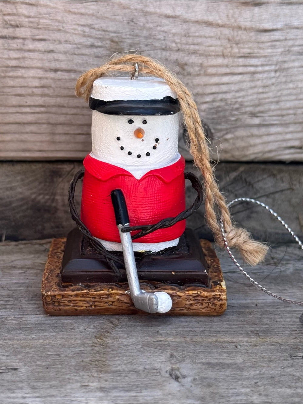 Ganz The Original S’mores Collection Golfer Ornament 2017